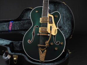 Gretsch Nashville Hollow Body with String Thru Bigsby and Gold Hardware Ebony Fingerboard ~Cadillac Green~ G5420T 6120 6119 Synchromatic Bigsby ロカビリー カントリー Brian Setzer Falcon Stray Cats ブライアン セッツァー 緑 グリーン