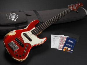 XOTiC XJ-1T 5st Heavy Aged ~Dark Candy Apple Red~ moon Sadowsky Atelier Z Fender ESP Lakland Provision Black Smoker Freedom Kikuchi g7
