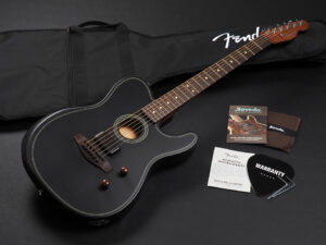 Fender Acoustasonic Standard Telecaster ~Black~ American アコースタソニック Player テレキャスター スタンダード エレアコ Godin A6 Billie Eilish 常田大希 miyavi King Gnu taylor T5