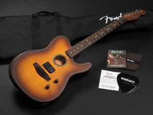 Fender Acoustasonic Standard Telecaster ~Honey Burst~ American アコースタソニック Player テレキャスター スタンダード エレアコ Godin A6 Billie Eilish 常田大希 miyavi King Gnu taylor T5