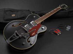 Gretsch G5410T Electromatic "Rat Rod" Hollow Body Single-Cut with Bigsby Rosewood Fingerboard ~Matte Black~ Hot Rod G6119 G6120 Brian Setzer Nashville ナッシュビル LTD G5420TG G5422TG エレマチ Black Falcon ブラック ファルコン 黒