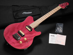 Sterling by MUSIC MAN SUB AX3 FM AXIS ~Stain Pink~ ヴァン ヘイレン Van Halen PEAVEY EVH Musicman Axis Wolfgang ウルフギャング B'z 松本孝弘 TAK Matsumoto