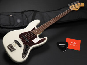Fender Made in Japan Heritage 60s Jazz Bass Rosewood Fingerboard ~Olympic White~ ジャパン MIJ Traditional hybrid ヘリテイジ ジャズベース 1962 JB62 US Lacquer ラッカー Vintage Extrad 日本製 白 OWH ホワイト 国産
