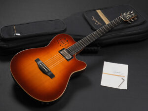 Godin A6 Ultra ~Cognac Burst~ ゴディン アルトラ ウルトラ multiac duet マルティアック デュエット エレアコ 薄型 thin body フルアコ Taylor T5 T5z canada SB CO サンバースト