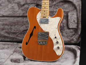 Fender 2017 Limited Edition American Elite Mahogany Tele Thinline ~Natural~ deluxe アメデラ エリート ウルトラ Ultra 限定品 modern ノイズレス Noiseless suhr tom anderson USA アメリカン シンライン Hollow セミアコ