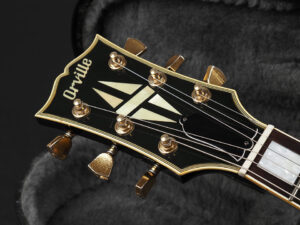 Orville Les Paul Custom EB ~Ebony~ オービル オーヴィル ギブソン epiphone エピフォン fujigen フジゲン 寺田 elite custom standard les paul gibson スタンダード カスタム japan 日本