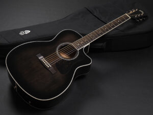 Guild OM-260CE Deluxe Flamed Mahogany TBB ~Transparent Black Burst~ OM Cutaway カッタウェイ エレアコ ブラックウッド OM-240CE M-240E OM-140CE OM Taylor HEADWAY YAMAHA Fender DLX マホガニー