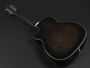 Guild OM-260CE Deluxe Flamed Mahogany TBB ~Transparent Black Burst~ OM Cutaway カッタウェイ エレアコ ブラックウッド OM-240CE M-240E OM-140CE OM Taylor HEADWAY YAMAHA Fender DLX マホガニー