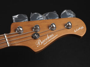 Bacchus WL4-QM RSM/M ~Charcoal Gray Satin~ momose Woodline Jazz Bass Fender Traditional Hybrid Heritage バール