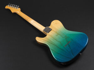 タクティクス T-MASTER テレキャスター TL52 TELECASTER fender ブルーグラデーション Tropical トロピカル Ash アッシュ rainbow レインボー
