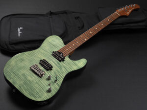 Bacchus Tactics24-FM/RSM ST-SFG ~See Through Surf Green~ -Global Series - タクティクス T-MASTER テレキャスター TL52 TELECASTER fender 2hum 24フレット 緑 グリーン サーフグリーン ローステッド メイプル Roasted Maple