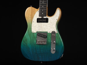 タクティクス T-MASTER テレキャスター TL52 TELECASTER fender ブルーグラデーション Tropical トロピカル Ash アッシュ rainbow レインボー