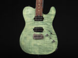 タクティクス T-MASTER テレキャスター TL52 TELECASTER fender 2hum 24フレット 緑 グリーン サーフグリーン ローステッド メイプル Roasted Maple