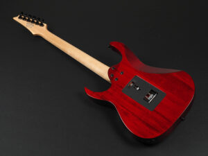 Ibanez RG350QMZ TRB ~Transparent Red Burst~ アイバニーズ イバニーズ S fujigen FGN RG 350 370 421 初心者 入門 ビギナー RG キルトメイプル HSH Wizard III ネック 24F ハードロック メタル