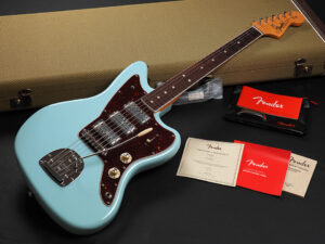 Fender Limited Edition 60th Anniversary Triple Jazzmaster Daphne Blue トリプル ジャズマスター JM JM66 Jaguer ジャガー3P.U Filter’Tron フィルタートロン 限定品 LTD リミテッド ダフネ ブルー 水色 青 60周年 Sonic
